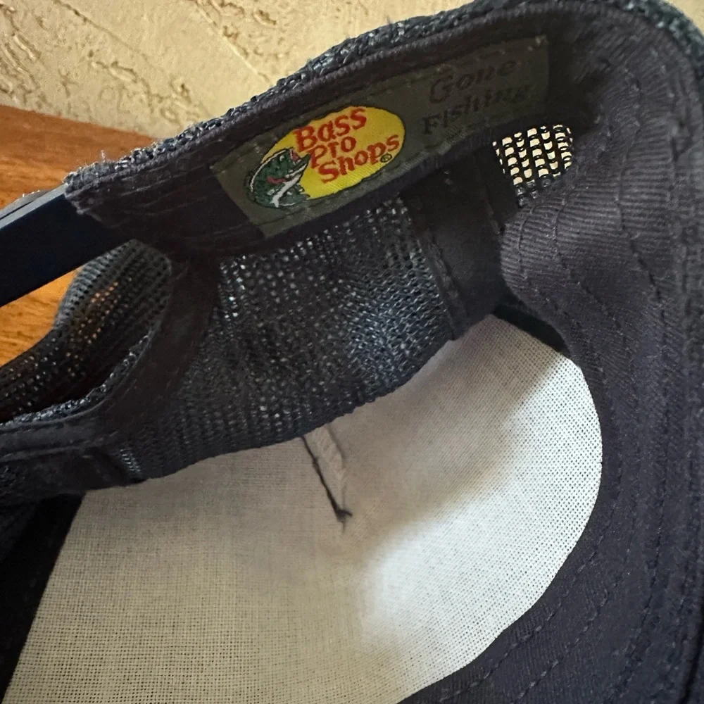 Cabela's Youth Bass Pro Shop Navy Blue SnapBack Cap